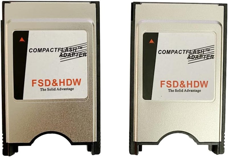 LILIWELL محول بطاقة الذاكرة CF محول PCMCIA Ata محول قارئ PC نوع I إلى PCMCIA (عبوة 2) - Image 1